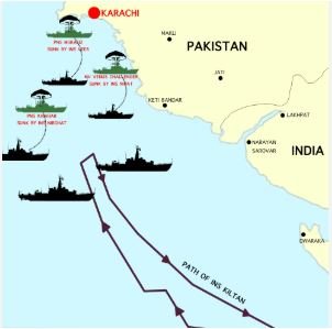 Karachi Port attack Map